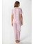 Kadın Julia Pembe Fiyonklu Alt Üst Pijama Takımı 5