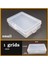 Şeffaf Plastik Kutu Vidalı Bölme Kutusu Takı Küpe Kılıf Kılıfı Konteyner Temiz Terminal Organizatör Aracı Kutusu Boxsescolor: 1-GRID-5.5X4X2 (Yurt Dışından) 1