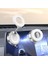 K007 Güçlü Manyetik Araba Telefon Tutucu Katlanabilir Tasarım 360 ° Ayarlanabilir Vakum Montaj Araba/masa/banyo/evrensel Kullanım Tutucu Rengi: White2 (Yurt Dışından) 1