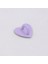 4-1pc Mini Kawaii Yapıştırıcı Metal Kalp Telefon Cazibesi Tutucu Sevimli Cep Telefonu Kasa Parmak Yüzüğü Kanca Tokası Toka Aksesuarları Renk: 1pcs Mor (Yurt Dışından) 1
