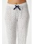 Kadın June Askılı Mavi Minik Çiçekli Alt Üst Pijama Takımı 8