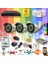 3 Kameralı Set - Yapay Zeka Özellikli Gece Renkli Gösteren 8 Warm Ledli TurboHD Güvenlik Kamerası Seti 3908W-104 1