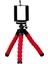 Taşınabilir Sünger Telefon Stand Tripod Ahtapot Tutucu iPhone Için Mini Akıllı Telefon Klibi Uzaktan Deklanşör Renkli Esnek Canlı Tripod: Kırmızı (Yurt Dışından) 1
