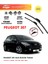Peugeot 307 (2001 - 2004) Muz Tipi Silecek Seti 1