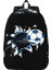 Futbol Topu Oyuncular Erkekler Için Tuval Sırt Çantası Kadınlara Dalı Okul Koleji Futbol Spor Fan Çantası Baskı Kitap Çantası Renk: 6/boyut: S-30X14X40CM (Yurt Dışından) 1