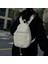 Unisex Açık Sırt Çantası, Drawstring Mini Gündelik Çanta Hafif Çok Yönlü Yürüyüş Çantası Moda Erkekler ve Kadınlar Küçük Sırt Çantası Renkleri: Beyaz Seyahat (Yurt Dışından) 1