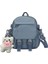 Moda Kawaii Mini Sırt Çantası Kadın Omuz Çantası Genç Kızlar Için Çok Fonksiyonlu Küçük Çanta Bayanlar Travle Okulu Backpackscolor: Bej Yok Kolye (Yurt Dışından) 1