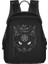 Siyah Deli Cat Moontravel Backpack College Kitap Çantası Erkekler Için Kadınlar Hafif Sıradan Dış Hava Sporları Için Çantalar Gerekir: 4/boyut: 14.7X10X5INCH (Yurt Dışından) 1