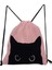 Drawstring Çanta Spor Torbası Çanta 3D Baskı Kedi Sırt Çantası Kadınlar Portatif Alışveriş Moda Okulu Ayakkabı Çantası Kız Özel Desencolor: SK2119 Kedi Çantaları (Yurt Dışından) 1
