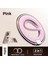 Joyroom Renkli Yüzük Telefon Tutucu Manyetik Kickstand Silikon Yüzük Manyetik Telefon Kavrama Tutucu Iphone 16 15 14 13 12 Renk: Pembe (Yurt Dışından) 1