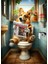 Soyut Tuvalet Posterlerinde Gazete Okuma Farklı Köpek Boyuları Tuval Boyama Baskıları Oturma Odası Duvar Resimleri Dekor Boyutu (Inç): 40X50CM Çevremsiz/renk: 14 (Yurt Dışından) 1