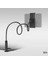 Tembel Başucu Masaüstü Canlı Katlanabilir 100 cm Cep Telefonu Tablet Klips iPad Samsung Xiaomi Tablet ve Phonecolor Için Stand Stand Standı Tutucu: Siyah (Yurt Dışından) 1