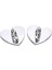 2pcs Yapışkan Metal Kalp Telefon Charm Tutucu Cep Telefon Kasa Parmak Yüzüğü Stand Kanca Toka Charm Talkası Aksesuarycolor: Kalp Gümüş (Yurt Dışından) 1