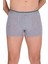 Likralı Erkek Büyük Beden Boxer Şort Gri 1097B 1