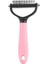 1pc Pet Dematting Tarak - Kedi Köpekleri Için 2 Taraflı Yetersiz Tırmık - Kolay Paspaslar Için Güvenli Tımar Aracı Renk Çıkarma: Pink L (Yurt Dışından) 1