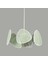Mylamp Yeşil Bulut Doğal Hazeran Avize 75X35 Cm, 9+1 ve 3+1 Duylu 2