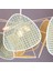 Mylamp Yeşil Bulut Doğal Hazeran Avize 75X35 Cm, 9+1 ve 3+1 Duylu 4