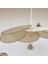 Mylamp Papatya Beyaz Doğal Hazeran 75 cm Avize 4
