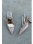 Rose Yılan Desenli Parlak Deri Kadın Topuklu Stiletto 1