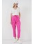AYDOGANTICARET44 6660 Kemerli Keten Pantolon - Fuşya 5