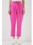AYDOGANTICARET44 6660 Kemerli Keten Pantolon - Fuşya 6