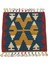 Yeni El Dokuma Kare Köşe Sandalye Minderi Pınarbaşı Kayseri Yün Kilim 5980 1