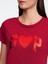 Kadın Bordo Gap Logo T-Shirt 3