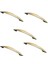 Noktalı Saten Çekmece Dolap Kapak Kulpu 96 Mm Metal Kulp 5 Adet​​​​​​​ 1