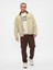 Erkek Kırık Beyaz Gap Logo Grafikli Relaxed Fleece Sweatshirt 3