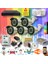 5 Kameralı Set - Yapay Zeka Özellikli Gece Renkli Gösteren 8 Warm Ledli TurboHD Güvenlik Kamerası Seti 3908W-108 1