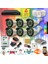 6 Kameralı Set - Yapay Zeka Özellikli Gece Renkli Gösteren 8 Warm Ledli TurboHD Güvenlik Kamerası Seti 3908W-108 1