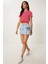 Cepli Mini Denim Etek LRC0005 Açık Mavi 2