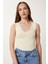 Dantel Detaylı Örme Bodysuit LZV0016 Sarı 1