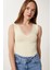 Dantel Detaylı Örme Bodysuit LZV0016 Sarı 2