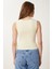 Dantel Detaylı Örme Bodysuit LZV0016 Sarı 5