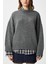 Pntrst Antrasit Bisiklet Yaka Oversize Triko Kazak 2
