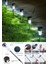 8 Adet Metal Gövdeli Beyaz Ledli Solar Güneş Enerjili Bahçe Lambası 30 cm Saplama 4