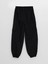 Lcw Kids Siyah Beli Lastikli Kız Çocuk Kargo Jogger Pantolon 4