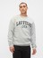 Erkek Gri Gap Logo Grafikli Relaxed Fleece Sweatshirt 1