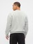 Erkek Gri Gap Logo Grafikli Relaxed Fleece Sweatshirt 4