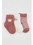 3'lü Penye Soket Çorap BS10110 Pudra 2