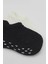 2'li Sneakers Kaymaz Basic Penye Çorap BS20103 Siyah Ekru 4