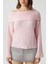 Kadın Perla Sof Pembe Yumuşak Dokulu Kazak 2