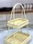 2 Katlı Rattan Organizer Sepet 1