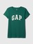 Kadın Koyu Yeşil Gap Logo T-Shirt 2