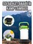 Güneş Enerjili LED Lamba Kamp Lambası Katlanabilir Lamba USB Şarjlı 1