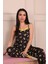 Kadın Avokado Desenli Ip Askılı Altı Uzun Milan Pijama Takımı 4
