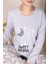 Sweet Dreams Desenli Pijama Takımı Gri 3