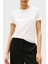 % 100 Pamuk Regular Fit Bisiklet Yaka Logolu T Shirt Bayan T Shirt WW0WW47210 Ya8 1