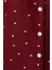 Kadın Nora Premium Bordo Kalp Süet Doku Düğmeli Yılbaşı Pijama Takımı 5